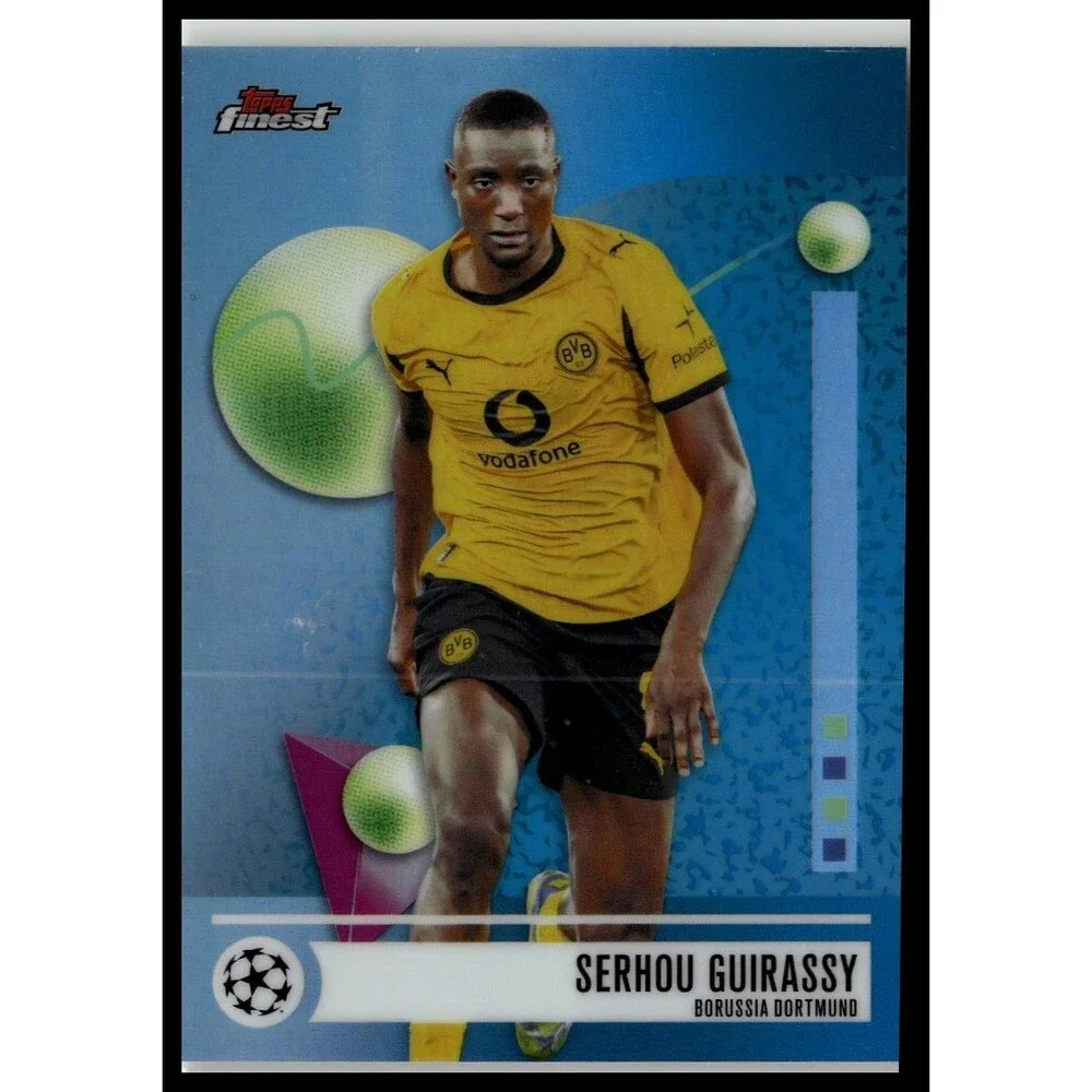 2025-26 Finest UEFA Club Competitions } Serhou Guirassy Refractor